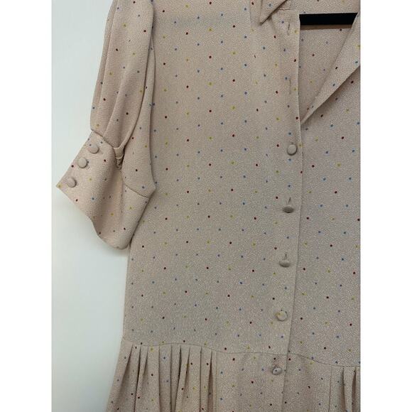 Deborah Lyons Anita Polka Dot Drop Waist Dress - Picture 3 of 6